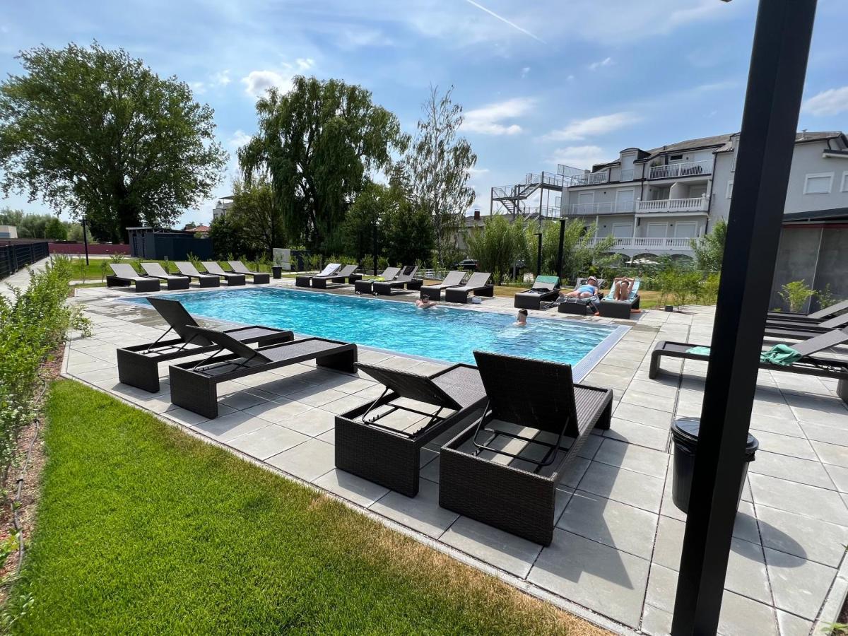 25H Spa-Residenz Pools In & Out, Private Garden & Beach Neusiedl am See Exterior foto
